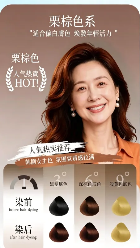 🖤 標題:白髮救星!苗染二代易染梳,梳一梳就變黑,告別美髮院! ✨ 📢 染髮不再求人!自己在家 15 分鐘搞定 還在忍受美髮院昂貴又耗時的染髮嗎?😫 還是受夠了傳統染髮劑調配得亂七八糟? 苗染全新二代升級版,把染髮膏跟梳子合二為一!輕輕一按、隨手一梳,白髮瞬間隱形,在家就能染出高級感! - 23