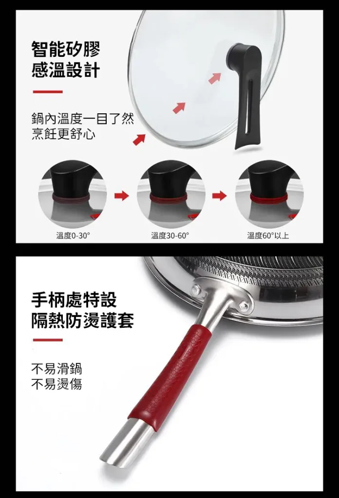 【316不銹鋼雙面屏蜂窩無塗層不沾鍋】正品保障!本土出貨無塗層,不沾鍋蜂巢設計高效聚能,不粘鍋、不生鏽、耐刮耐用,高品質,一鍋能用七八年! - 27